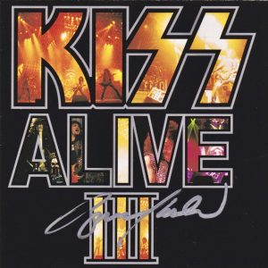 Autographed KISS Alive III CD